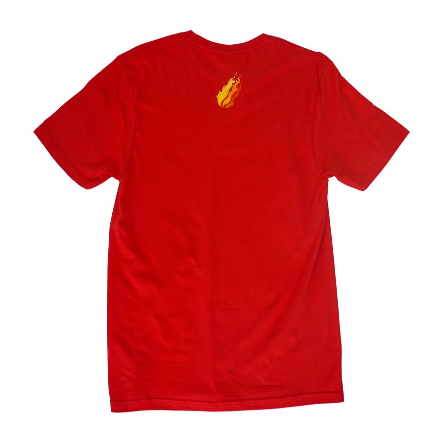 Red 3D Flame T-Shirt