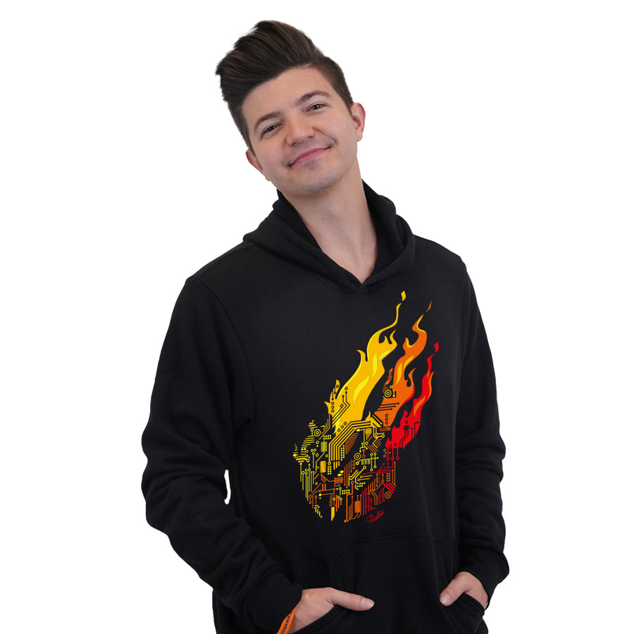 Circuit Flame Hoodie