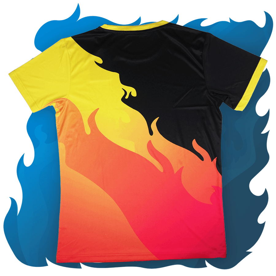 3D Fire Gamer Jersey - Fire Merch