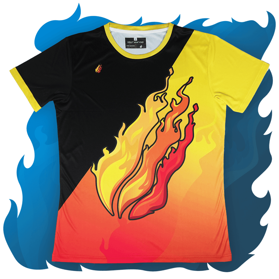 3D Fire Gamer Jersey - Fire Merch