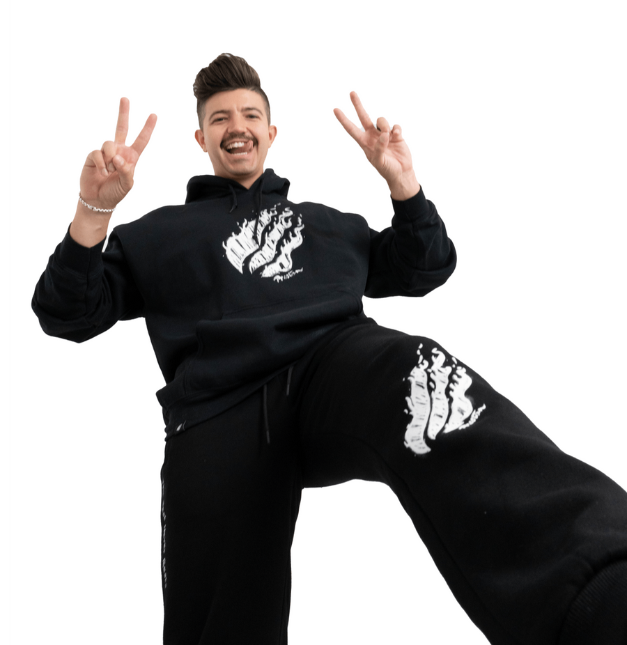 Chalk Flame Joggers - Fire Merch