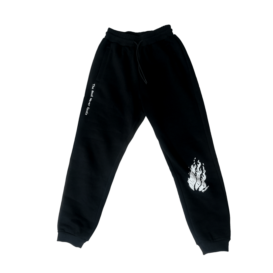 Chalk Flame Joggers - Fire Merch