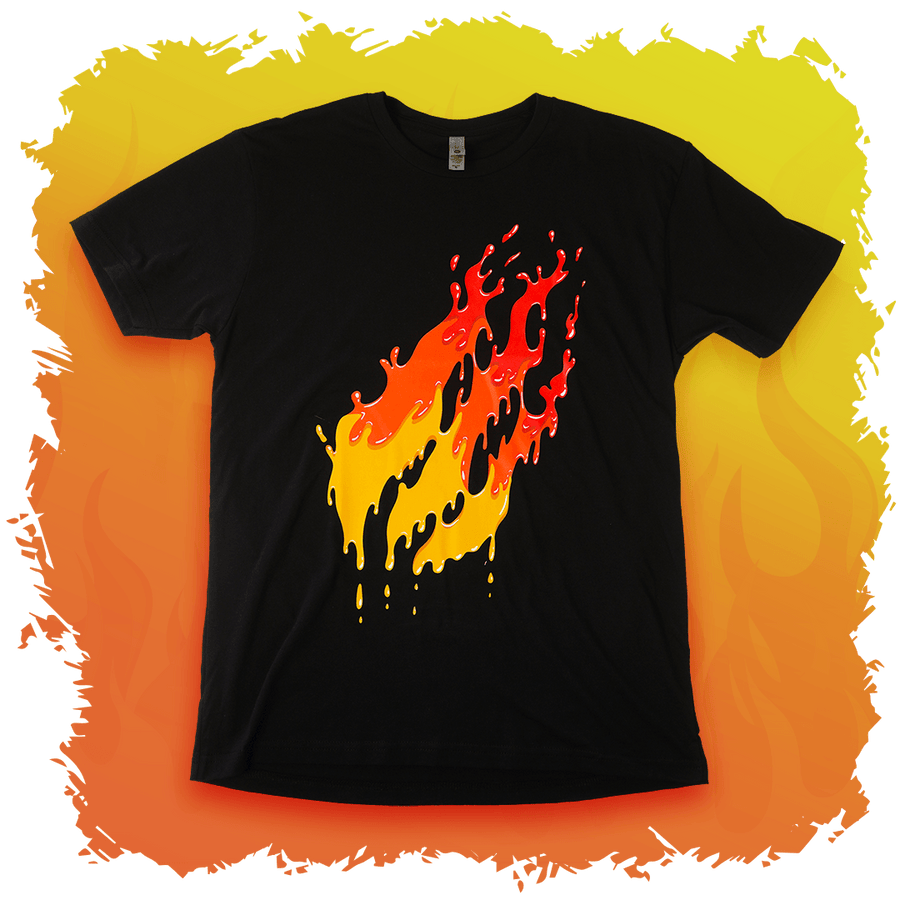 Fire Drip Tee - Fire Merch