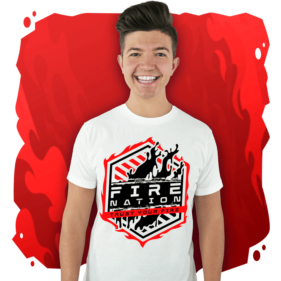 Fire Nation Hazard Tee - Fire Merch