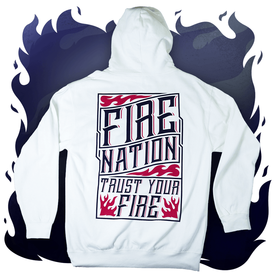 Fire Nation Represent Hoodie - Fire Merch