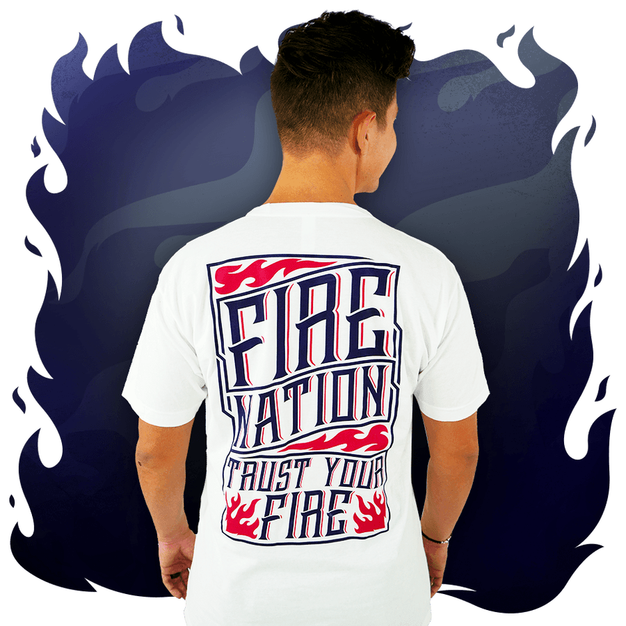 Fire Nation Represent Tee - Fire Merch