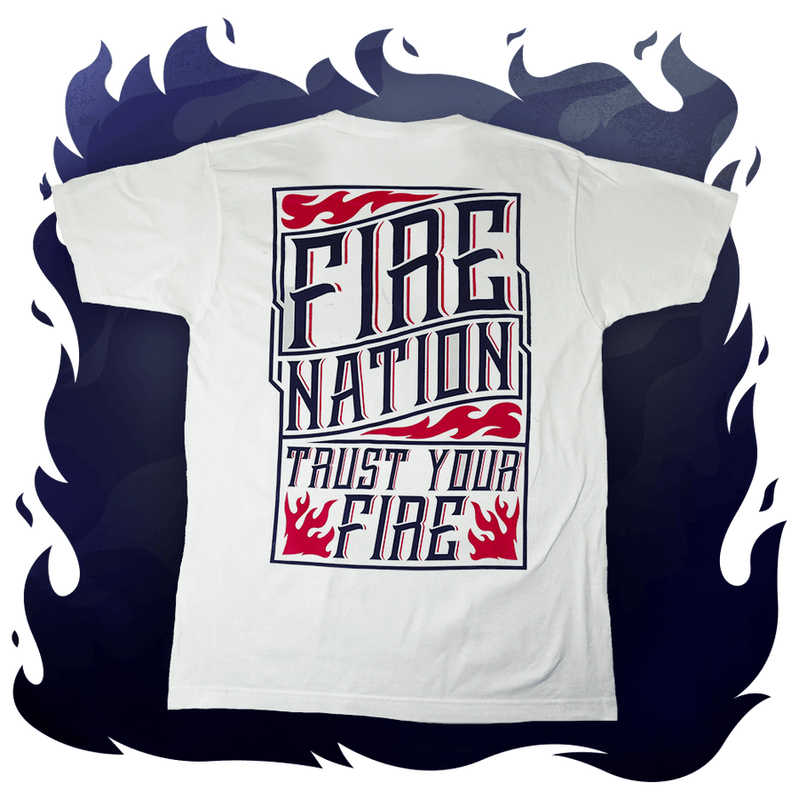 Fire Nation Represent Tee - Fire Merch