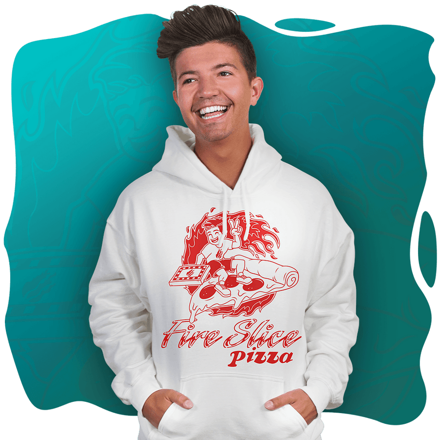 Fire Slice Pizza Hoodie - Fire Merch