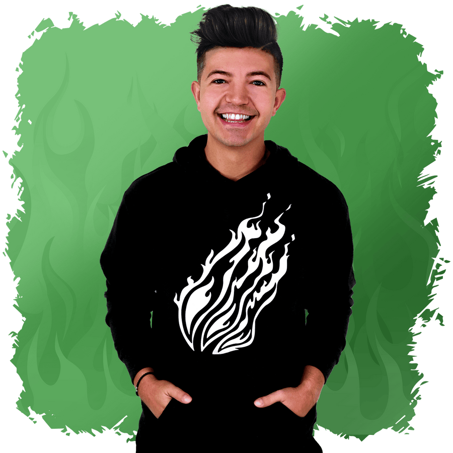 Glow Hoodie - Fire Merch