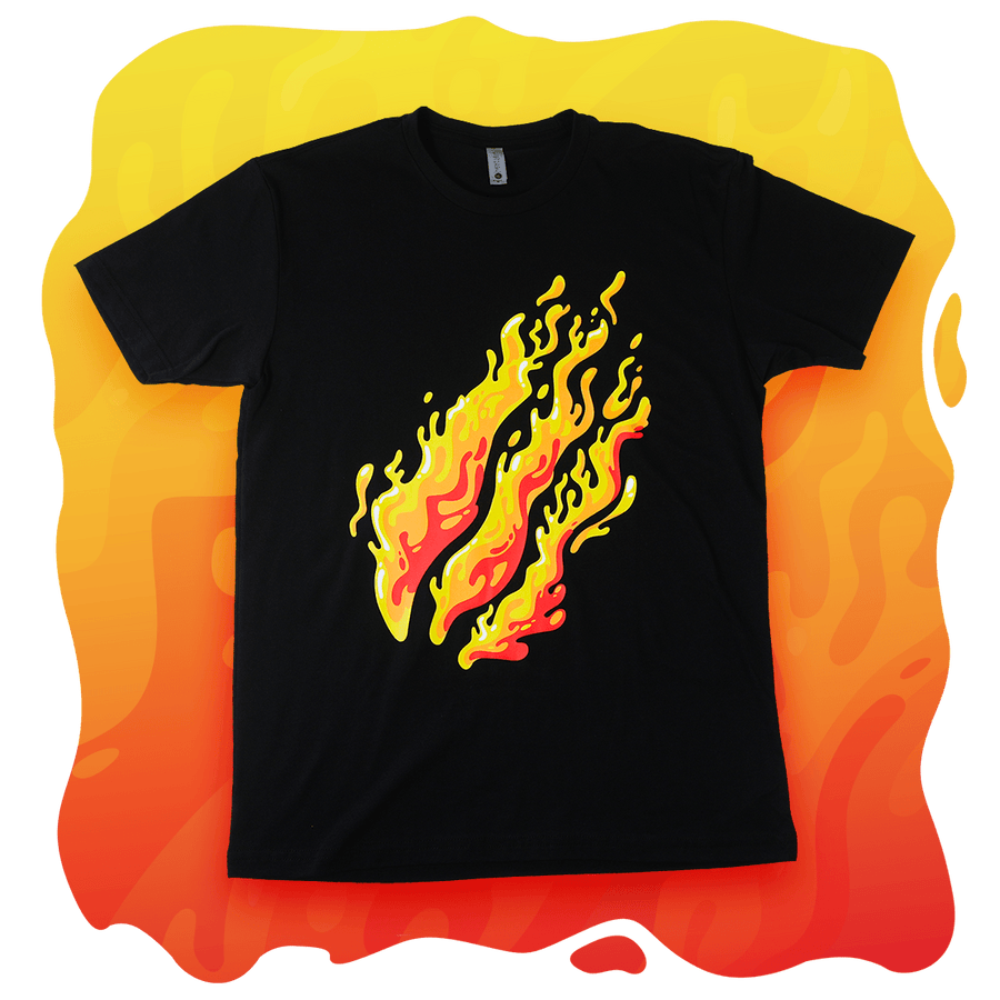 Liquid Magma Flame Tee - Fire Merch