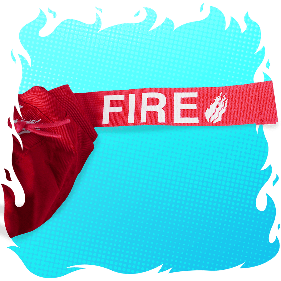 Red Fire Satchel - Fire Merch
